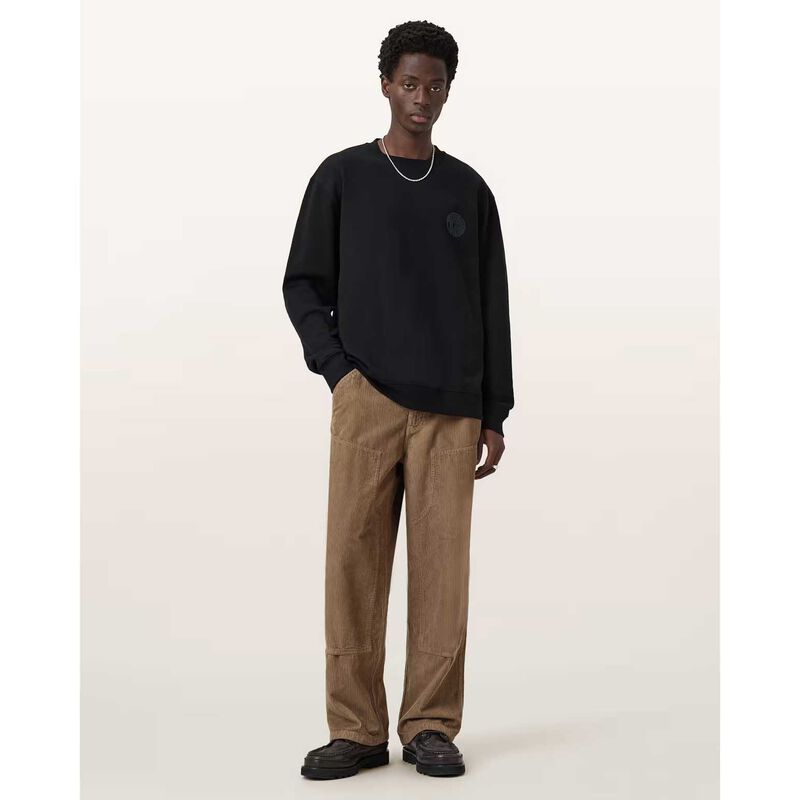 AllSaints Waved Relaxed Fit Sweatshirt image number 3